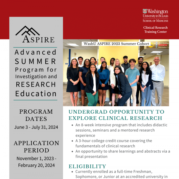 ASPIRE: Opportunity to Explore Clinical Research